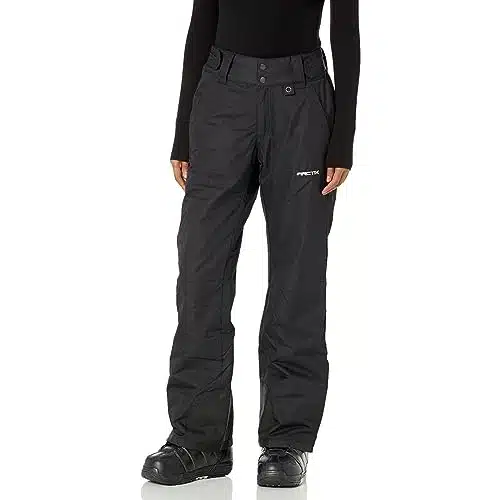 Arctix Women's Insulated Snow Pants, Black, Small