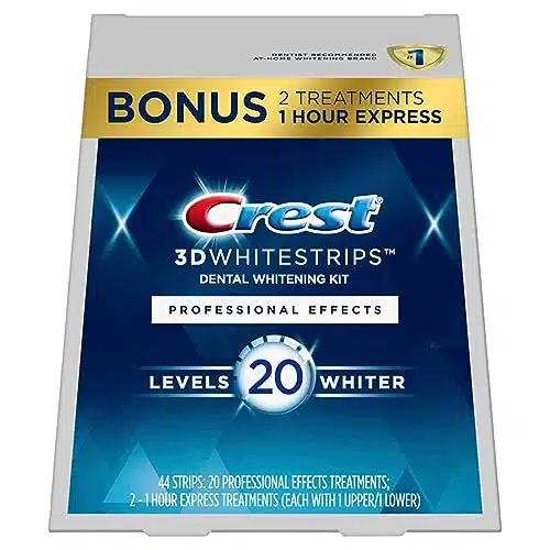 Crest D Whitestrips, Professional Effects, Teeth Whitening Strip Kit, Strips (Count Pack)