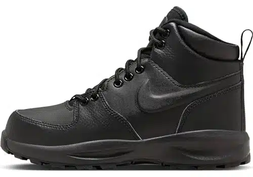 Nike Boy's Manoa LTR (Big Kid) BlackBlackBlack Big Kid M