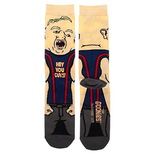 Bioworld Goonies Sloth Hey You Guys Character Crew Socks for Men