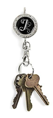 Finders Key Purse   Womenâs Key Finder, Keychain, Key Holder, Key Ring, Cute Keychain, Key Hook, Accessories, Car Keys Keychain, Monogram, Letter J