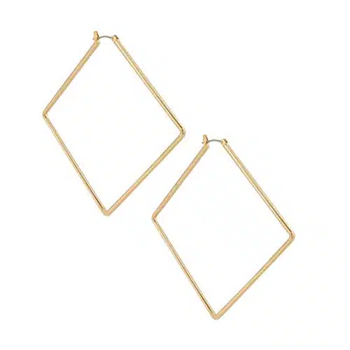 Girl Boss Hoop Earrings  Gold  Uncommon James