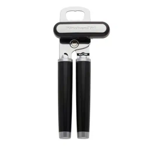 KitchenAid KEOHOBA Classic Multifunction Can Opener  Bottle Opener, Inch, Black