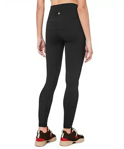 Lululemon Align Stretchy Full Length Yoga Pants   Womenâs Workout Leggings, High Waisted Design, Breathable, Sculpted Fit, Inch Inseam, Black,