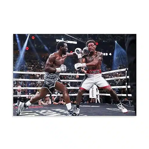 MAYNUO Terence Crawford Battle Poster Cool Artworks Painting Wall Art Canvas Prints Hanging Picture Home Decors Gift Idea xinch(xcm)