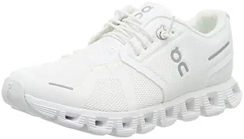 On Women's Cloud Sneakers, All White, edium US