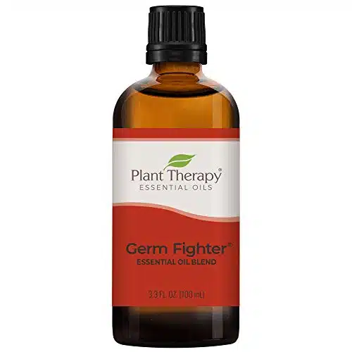 Plant Therapy Germ Fighter Essential Oil Blend % Pure, Undiluted, Natural Aromatherapy, Therapeutic Grade mL (oz)