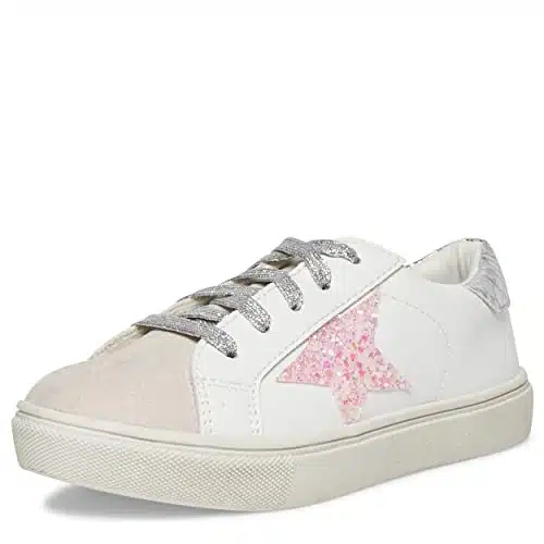 Steve Madden Girls Shoes Girls Rezume Sneaker, White Multi, Big Kid