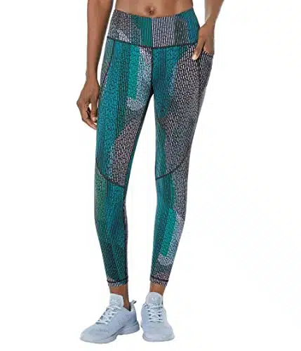 Sweaty Betty Womens Power orkout Leggings, Green City Lights Print, X Small US