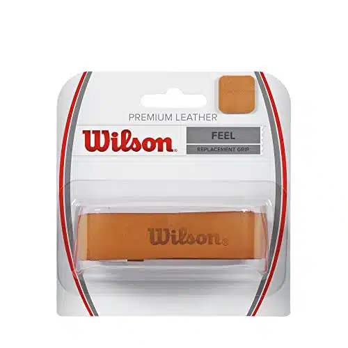 WILSON Leather Tennis Racquet Grip, Brown, ÃmmÃmm