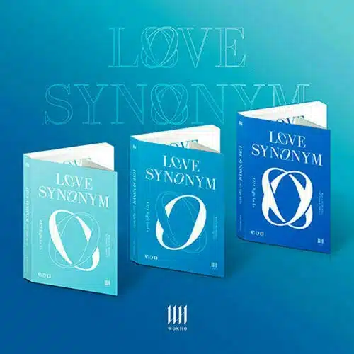 WONHO LOVE SYNONYM#RIGHT FOR US Album [ VER.+ VER.+ VER.] Ver SET CD+P.Book+Card+Pre Order K POP SEALED+TRACKING CODE