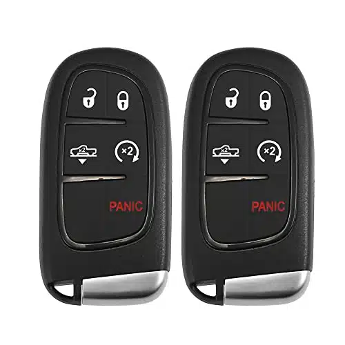 X AUTOHAUX pcs Hz GQT Replacement Smart Proximit Keyless Entry Remote Key Fob Alarm for Dodge for Ram Air Suspension Truck Buttons Chip