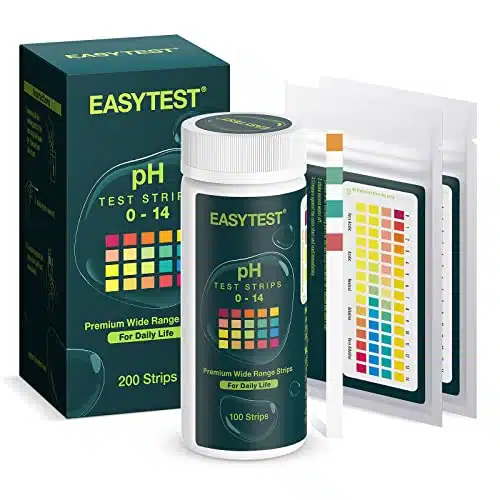 pH Test Strips   ct + Colorimetric Blocks   Easy to Use and Wide Range pH Strips   for Testing Water, Soil, Soap, Chemistry Experiment, Pet Food, Diet pH Monitoring and so on