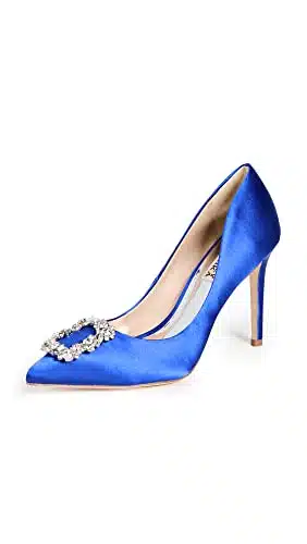 Badgley Mischka Women's Cher Pump, Electric Blue,