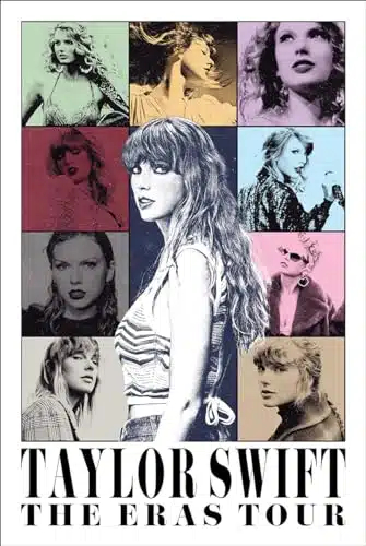 CINEMAFLIX Taylor Swift Eras Tour Poster Wall Art Measures x inches (unframed)