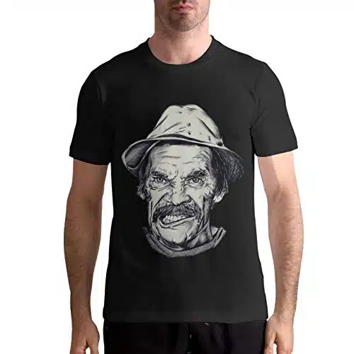 El Chavo del Ocho Shirts Men's Novelty Short Sleeve T Shirt Fashion T Shirt Top Tee XL Black