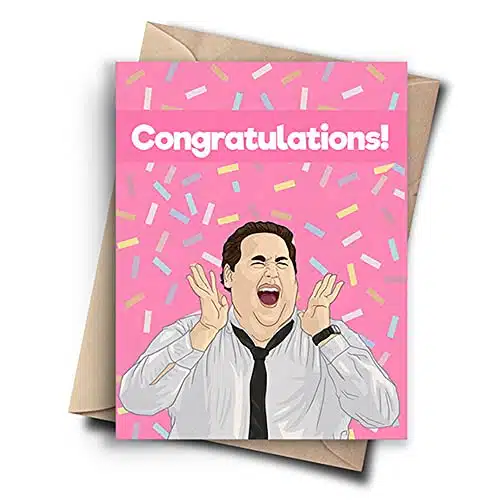 Funny Jonah Hill Congratulations Card for Sister   New Mom Card   Special Occasion Card