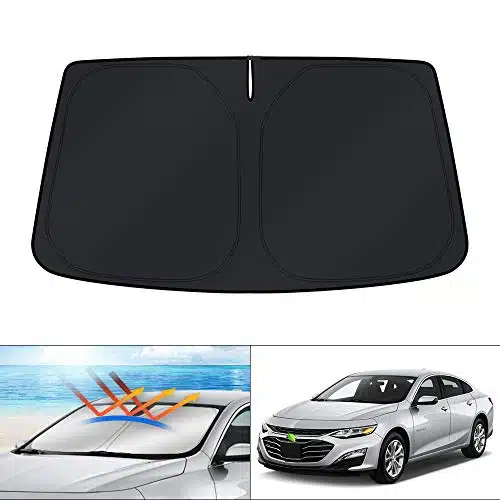 KUST Windshield Sun Shade for Chevrolet Malibu Accessories Sunshade Sun Visor Protector Foldable Blocks UV Rays Keep Your Car Cooler