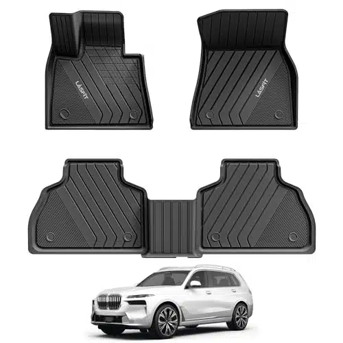 LASFIT Floor Mats Fit for BMW XPassenger All Weather Custom Fit Car Floor Liners