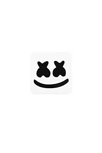 Marshmello   ACCESSORIES Helmet Sticker   White