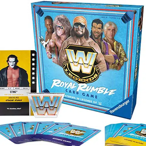 Ravensburger WWE Legends Royal Rumble Card Game for Kids and Adults   Includes WE Legends!