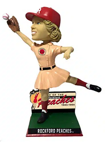 Rockford Peaches Wall Catch Bobblehead AAGPBL A League of Their Own