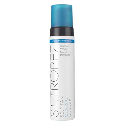 ST TROPEZ Self Tan Classic Bronzer Mousse Foam, Original Fake Tan, Streak Free Finish, Develops in hours, Vegan, Natural & Cruelty Free, fl oz