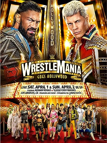 Wrestlemania WE x Poster Key Art Photograph   Wrestling Photos