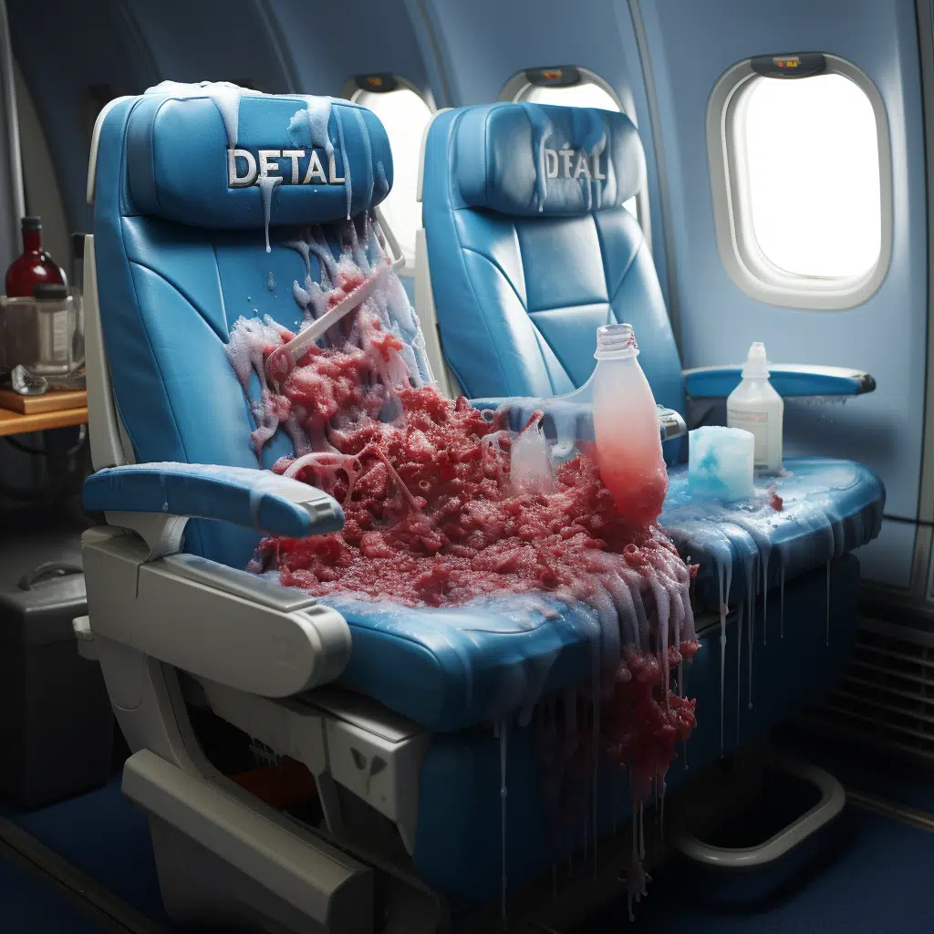 delta airlines diarrhea plane