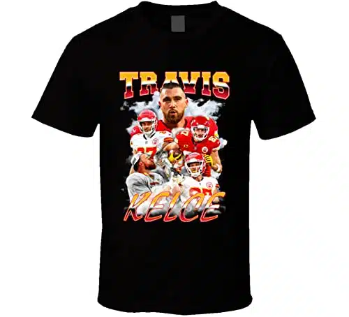 FanTstore Travis Kelce Collage T Shirt XL Black