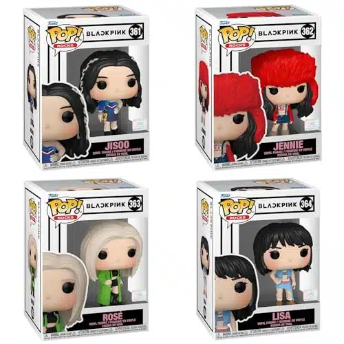 Funko Pop! Blackpink   Set of Lisa, Jennie, Jisoo, and Rose