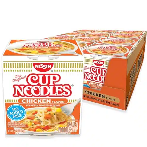 Nissin, Cup Noodles Soup, Chicken Flavor, oz (case of )