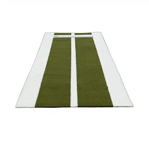 On Deck Sports ' x ' Indoor Non Slip Jennie Finch Softball Pitching Lane Pro Mat with Rubber and Powerline