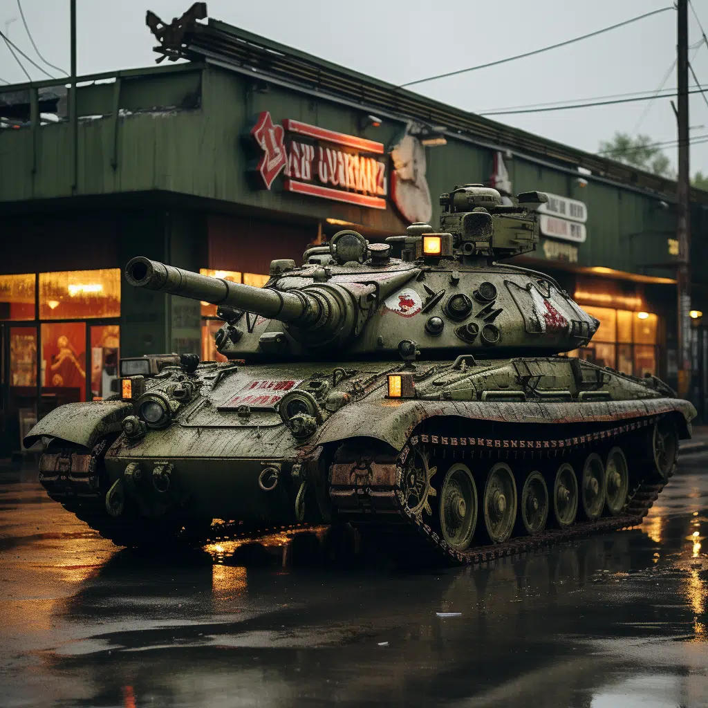 russian tank louisiana truck stop