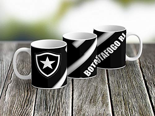 Azty Designs Coffee Tea Mug Cup Ceramic oz. Brasil Futbol Soccer League Botafogo