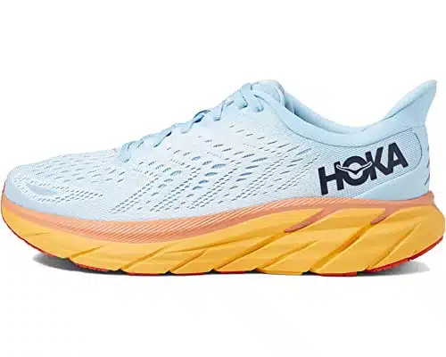 HOKA ONE ONE  Women's, Clifton Running Sneakers (Summer SongIce Flow, ) Medium (B)