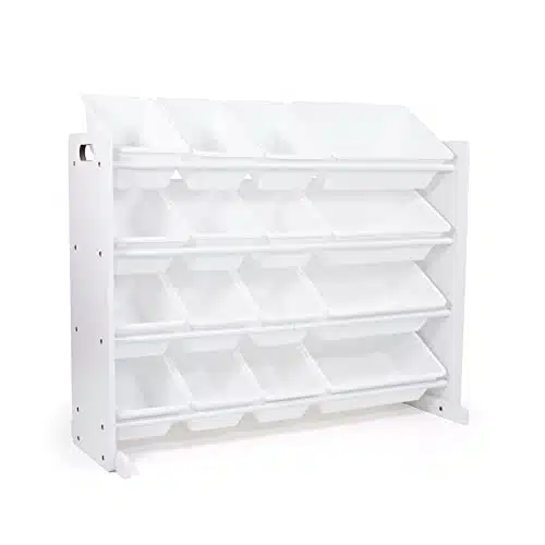 Humble Crew Extra Large Toy Organizer, Storage Bins, WhiteWhite