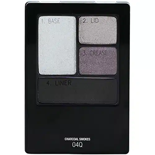 Maybelline New York Expert Wear Eyeshadow Quads, Charcoal Smokes, oz.