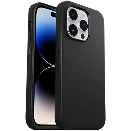 OtterBox iPhone Pro (ONLY) Symmetry Series Case   BLACK , Ultra Sleek, Wireless Charging Compatible, Raised Edges Protect Camera & Screen