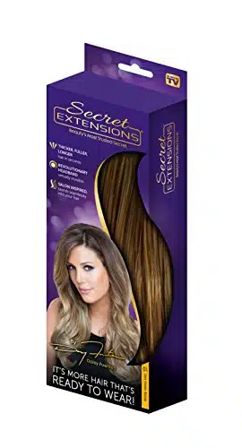 Secret Extensions   Hair Extensions by Daisy Fuentes, Dark Golden Blonde