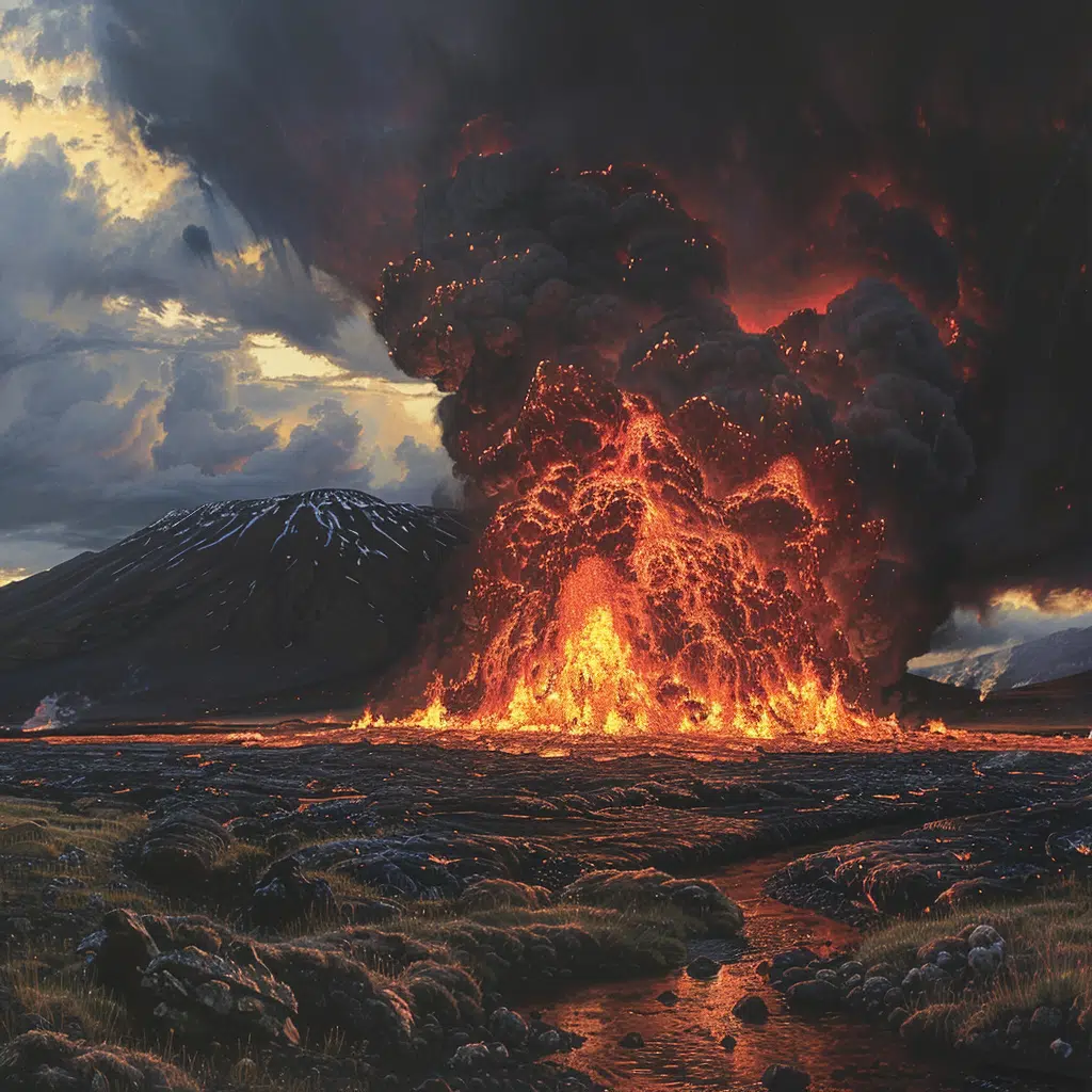 iceland volcano eruption