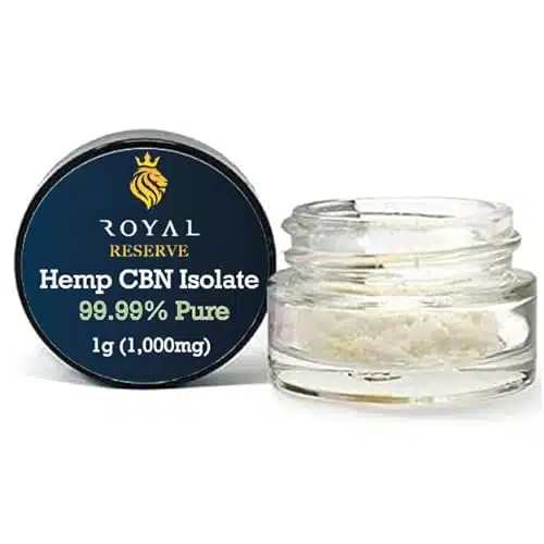 ,mg CBN Isolate Powder  Cardiovascular Support, Goodnight Sleep, Relaxation  DIY Tincture, Topical, Roll on  Royal Reserve