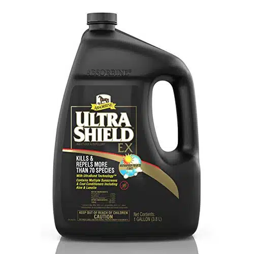 Absorbine UltraShield EX oz Insecticide, Kills & Repels Flies, Mosquitoes, Ticks, Fleas, Lice, Use on Horses, Dogs, Premises