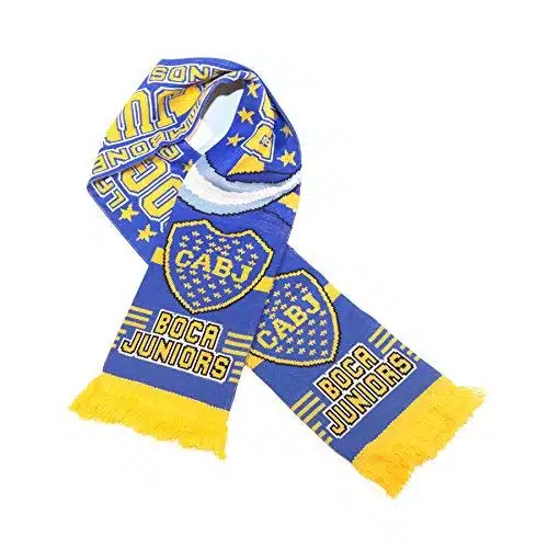 Boca Juniors  Soccer Fan Scarf  Premium Acrylic Knit