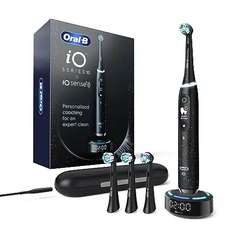 Oral B iO Series Rechargeable Electric Toothbrush with Pressure Sensor, Brush Heads, Travel Case   odes, in Timer