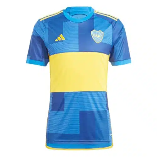 adidas Men's Soccer Boca Juniors Home Jersey   Inspired by The Vibrant Streets of El Caminito, Comfortable and Sustainable Design (X Large) BlueYellow