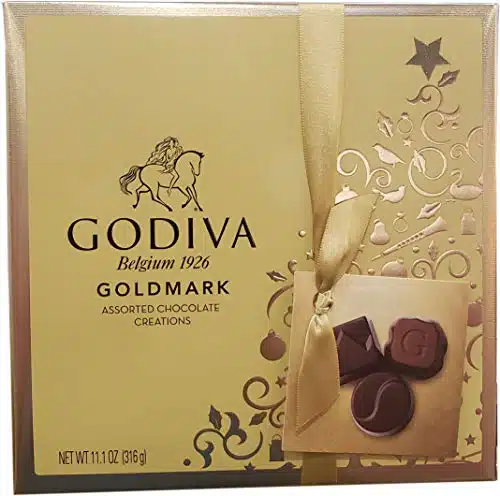 Godiva Piece Belgium Boxed Assorted Chocolates, Oz