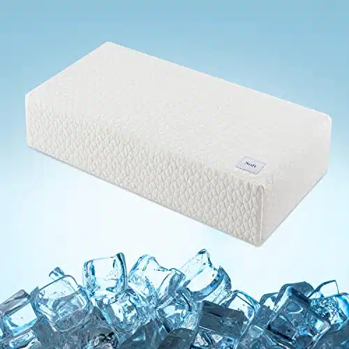 HARBOREST Ice Cube Cooling Pillow for Side Sleepers Memory Foam Side Sleeper Pillow Support Head & Neck for Pain Reliefxx