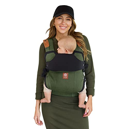 Lillebaby Elevate Ergonomic in Baby Carrier Newborn to Toddler   with Lumbar Support   for Children Pounds   Degree Baby Wearing   Inward & Outward Facing wTote and Pillow   O