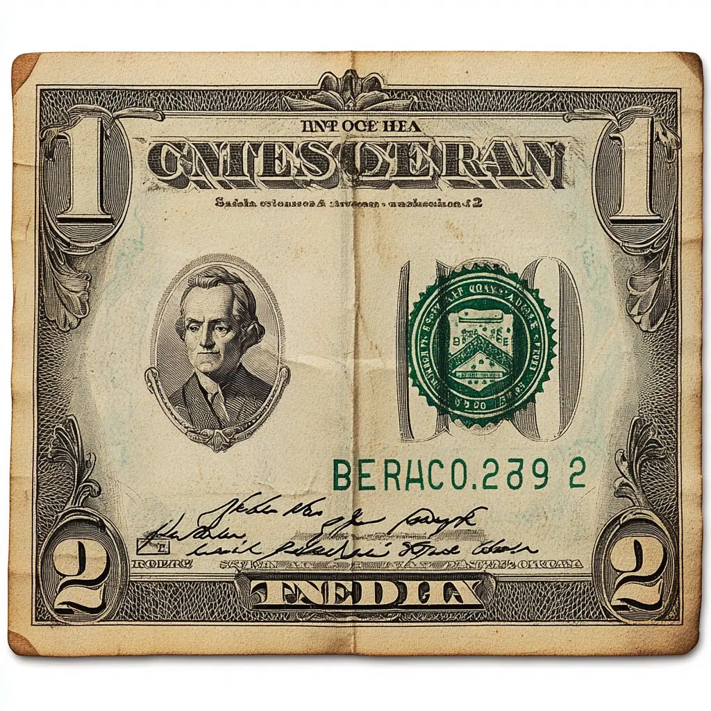 1976 two dollar bill value